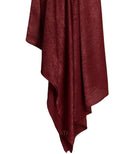Maroon Satin Hijab