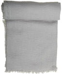 Light Grey Crinkle Viscose Hijab