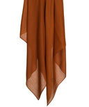 Rust Plain Viscose Hijab