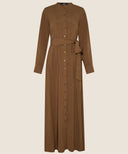 Teak Button Down Dress