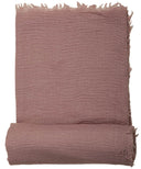 Dusty Mauve Crinkle Viscose Hijab