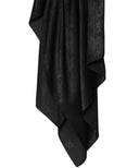 Black Satin Hijab