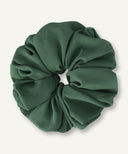 Bottle Green Chiffon Scrunchie