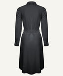 Black Button Down Long Sleeve Tunic