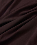 Mahogany Brown A-Line Long Sleeve Jersey Cardigan