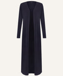 Navy A-Line Long Sleeve Jersey Cardigan