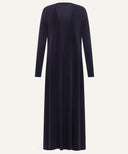 Navy A-Line Long Sleeve Jersey Cardigan