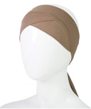 Taupe Crossover Headband