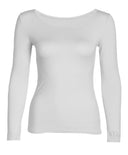 White Long Sleeve Full Body Shirt