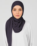 Anthracite Instant Hijab