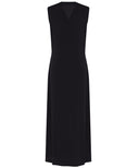 Black Sleeveless Jersey Cardigan