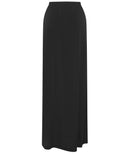 Black Jersey Pencil Maxi Skirt