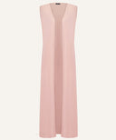 Blush Sleeveless Jersey Cardigan