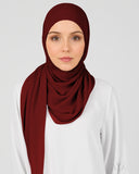 Burgundy Instant Hijab