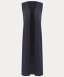 Coal A-Line Sleeveless Jersey Cardigan