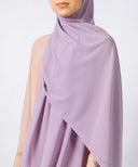 ILM Lavender Chiffon Maxi Hijab Scarf