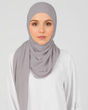 Light Grey Instant Hijab