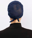 Navy Blue Mesh Tieback
