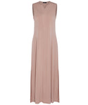 Nude Sleeveless Jersey Cardigan