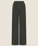Deep Olive Jersey Wide Legged Pants