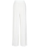 White Jersey Wide Legged Modest Pants