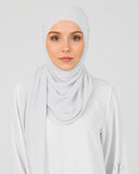 White Instant Hijab