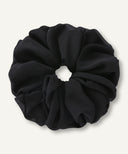 Black Chiffon Scrunchie