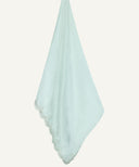 Pastel Green Satin Fancy Hijab
