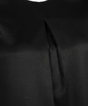 Black Pleated Neck Matching Set
