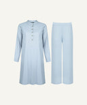 Chalk Blue Band Collar Matching Set