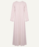 Crystal Pink Cove Cut Cardigan Abaya