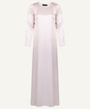 Crystal Pink Cove Cut Cardigan Abaya