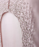 Crystal Pink Cove Cut Cardigan Abaya