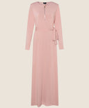Blush A-Line Long Sleeve Jersey Dress