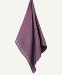 Plum Purple Satin Fancy Hijab