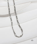 AYA Silver Sculpted Link Chain Necklace