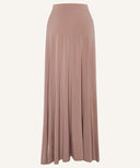 Nude A-Line Jersey Maxi Skirt