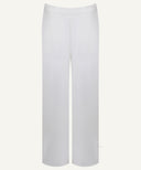 Lavender Mist Butterfly Kaftan Tunic with Contrast White Pants