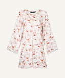 Autumn Floral Bell Sleeve Top