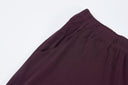 Burgundy Jersey Trousers