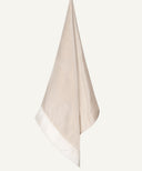 Warm Beige Satin Fancy Hijab