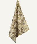 Olive Green Printed Chiffon Hijab