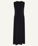 Black Sleeveless Jersey Cardigan