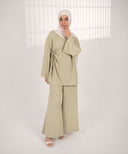 Clary Sage Wrap Matching Set