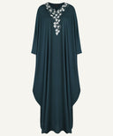 Teal Noorelle Oversized Kaftan