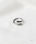 AYA Silver Open Coil Ring