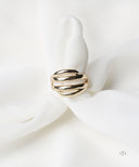 AYA Gold Double Band Split Ring