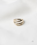 AYA Gold Double Band Split Ring