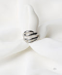 AYA Silver Double Band Split Ring