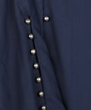 Navy Button Down A-line Abaya